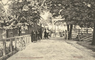 De Oude Tol te Reeuwijk, circa 1920.