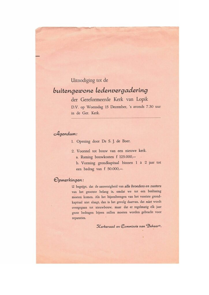 Archief gereformeerde kerk Lopik nu toegankelijk